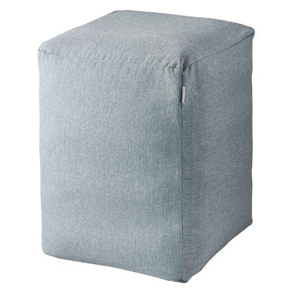 バランスボール 四角い 椅子 チェア 耐荷重120kg ライトブルー HCF-BBCUBE55BUL...