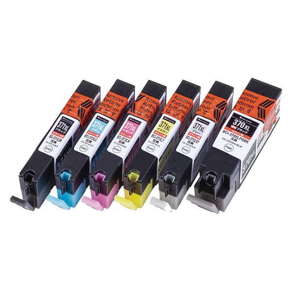 カラークリエーション キヤノン（Canon）用 互換インク CC-C370371XL6ST 6色 B...