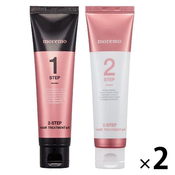 moremo モレモ 2ステップ ヘアトリートメント フルーティフローラルムスク 各100ml 2個...