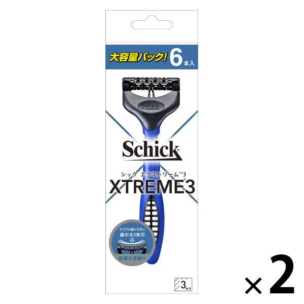 シック（Schick） エクストリーム３ ６本入 2個 シック・ジャパン