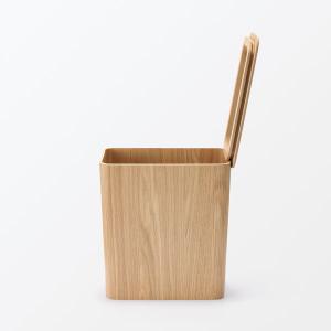 無印良品 木製ごみ箱用フタ 角型 約幅29×奥...の詳細画像3