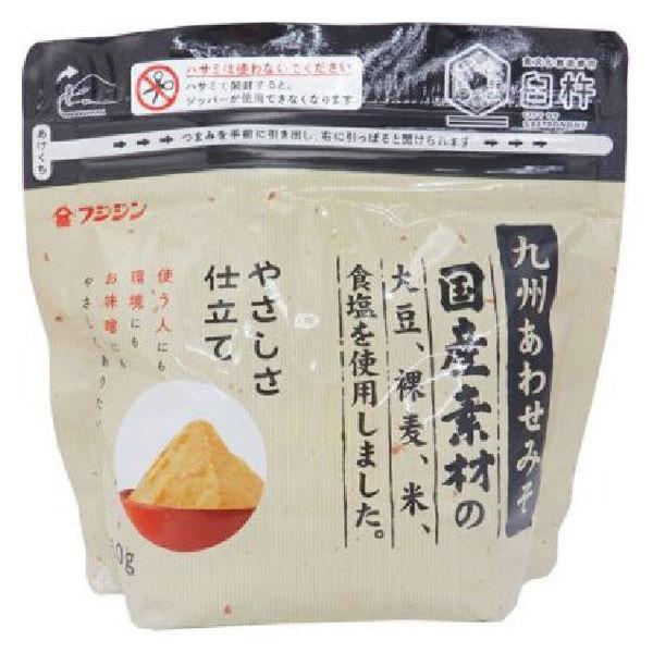 富士甚醤油 ジップ味噌 国産素材あわせみそ 450g 1個 使いやすいジップ付き味噌 あわせ味噌 コ...