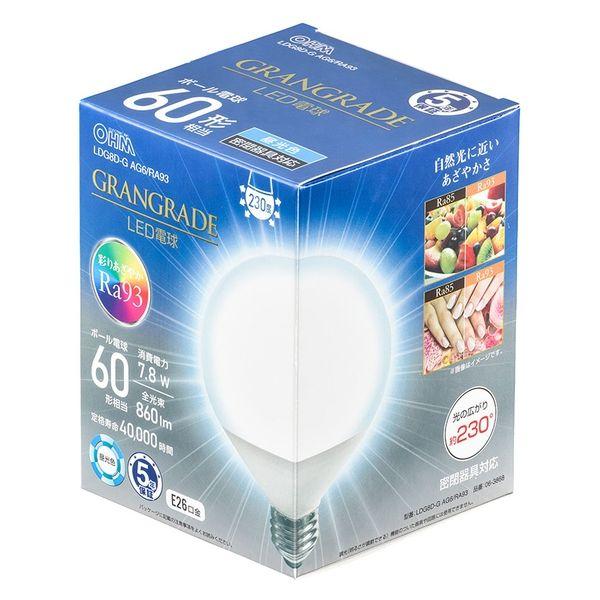 オーム電機 LED G8DーG AG6/RA 06-3868 1個