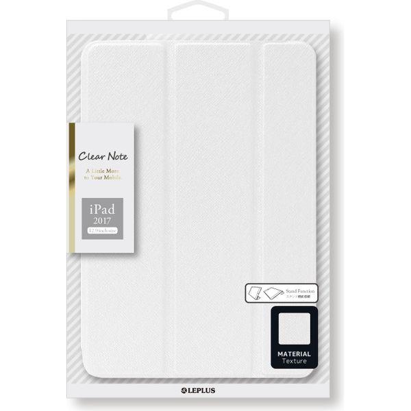 MSソリューションズ iPad Pro 12.9inch 背面クリアフラップケース ホワイト LP-...