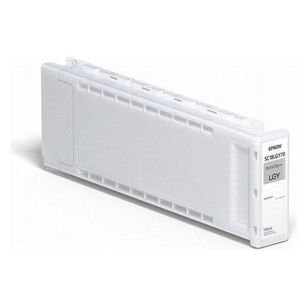エプソン（EPSON） 純正インクカートリッジ SC18LGY70 ライトグレー 1個