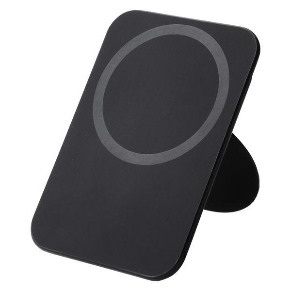 エレコム スマホ用スタンド/マグネット取付/カードポケット付/薄型/ブラック PWDSMSTCCBK...