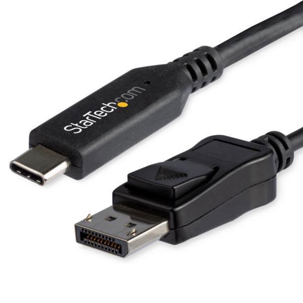 Startech.com USB-C - DP 変換アダプタケーブル 1.8m 8K CDP2DP1...