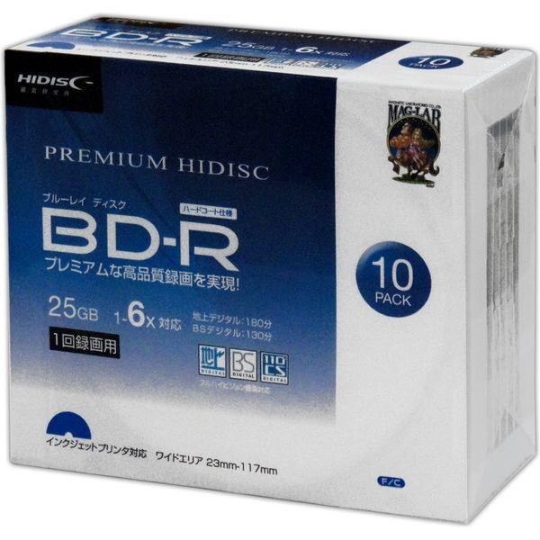 磁気研究所 BD-R 録画/DATA共用 6倍速 スリムケース HDVBR25RP10SC 1包装(...