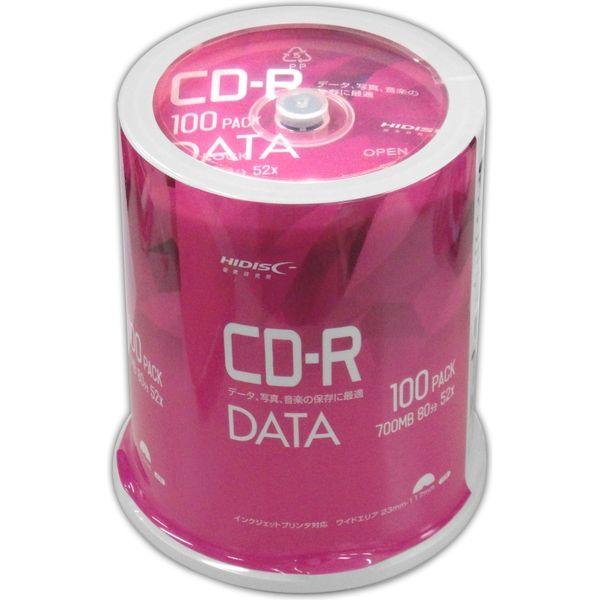 磁気研究所 HIDISC CD-R データ用 52倍速 スピンドル VVDCR80GP100 1パッ...