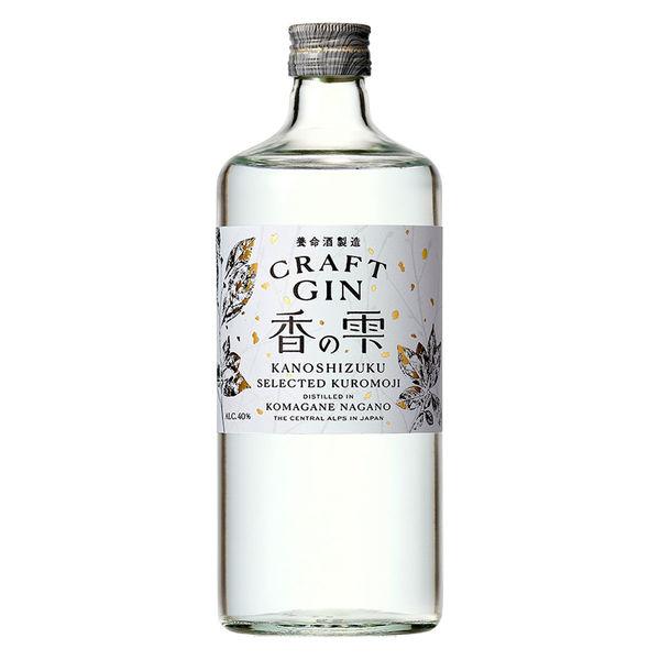 養命酒製造 クラフトジン 香の雫 40度 700ml 1本 ジン