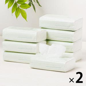 ティッシュペーパー 200組（8個入）ソフトパックティッシュ 1セット（8個入×2パック）アスクル オリジナル