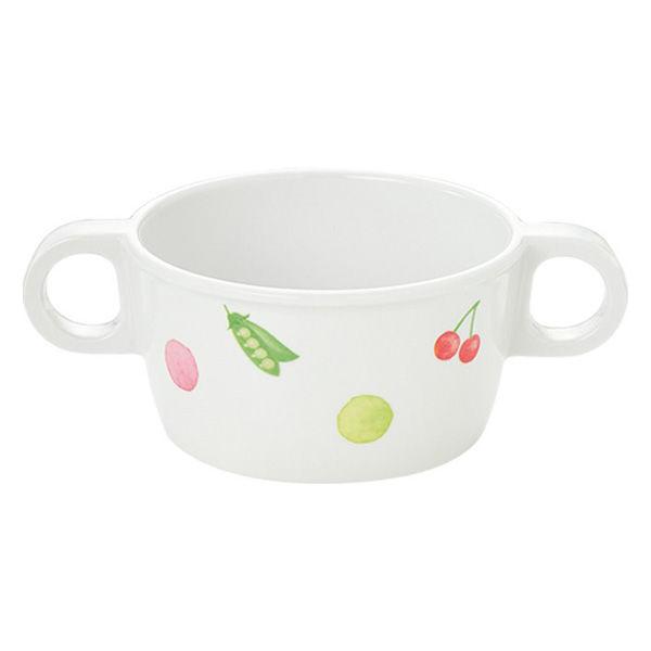 べじふる 両手付カップ 143×95×51mm 540BH 1個 メラミン食器 食洗機可 給食 日本...