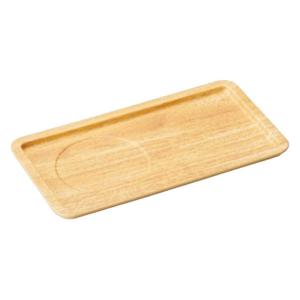 長角トレー 薄木目 M44-475 1個 食洗機対応 ノンスリップ お盆 カフェ 接客 マイン