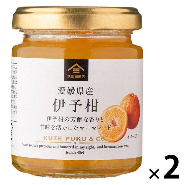 愛媛県産伊予柑のマーマレード 115g 1セット（1瓶×2） 久世福商店 国産　ジャム　パン