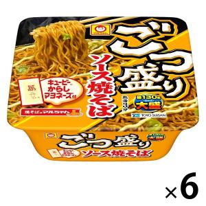 東洋水産　マルちゃん ごつ盛り ソース焼そば　1セット（6個）カップ焼そば　焼きそば