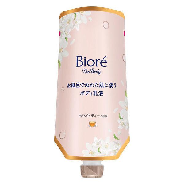 ビオレザボディ ぬれた肌に使うボディ乳液 肌しっとりホワイトティーつりさげパック 285ml 花王