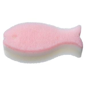 おさかなスポンジ ピンク 1個 マーナ