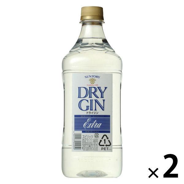 サントリー ドライジン エクストラ キングサイズ 40度　1.8L　2本　ジン