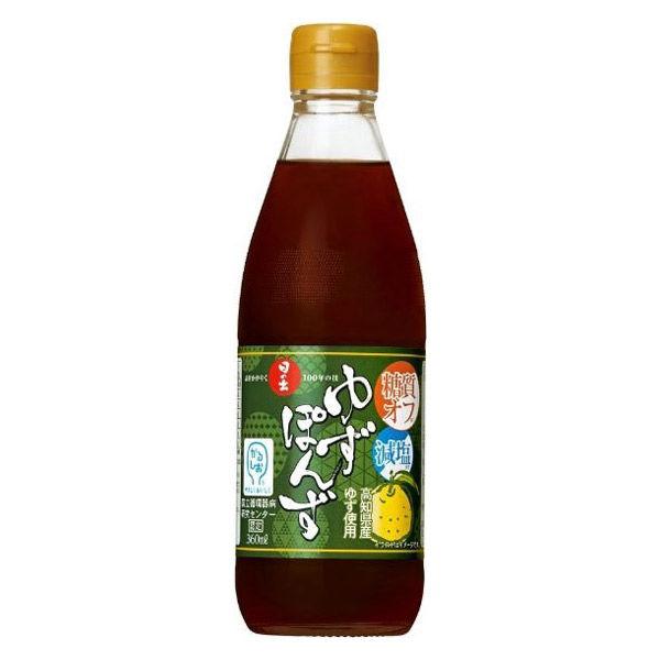 日の出糖質オフ・減塩ゆずぽんず360ml 1本 ぽん酢 ポンズ キング醸造