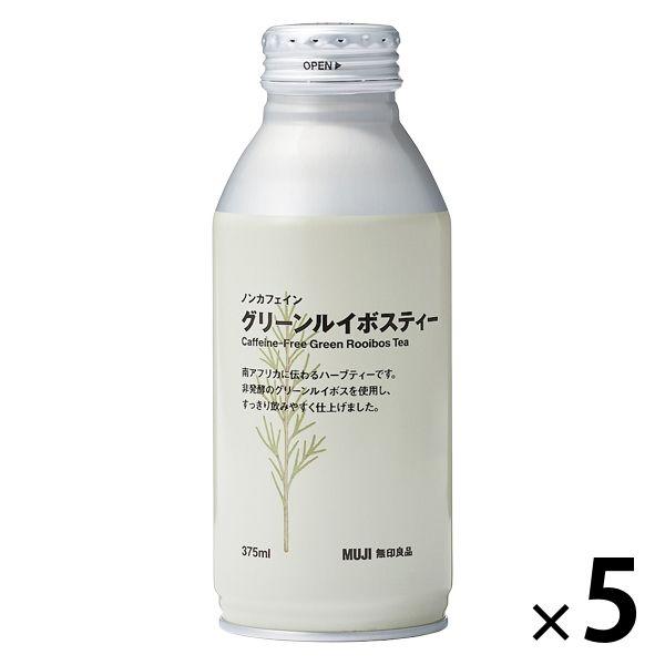 無印良品 ノンカフェイン グリーンルイボスティー 375ml　1セット（5本） 良品計画