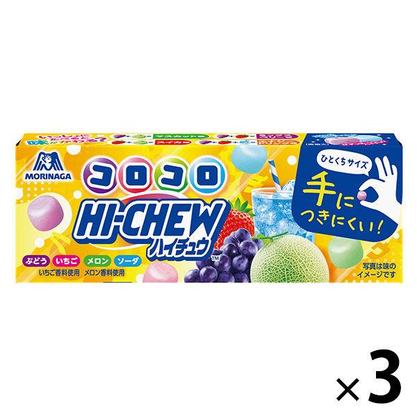 ソフトキャンディ 食べきりサイズ コロコロハイチュウ 40g 1セット（1個×3） 森永製菓