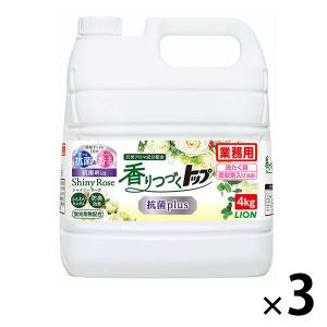 香りつづくトップ 抗菌plus 詰め替え 業務用 4kg 1セット（1個×3） 衣料用洗剤 ライオン