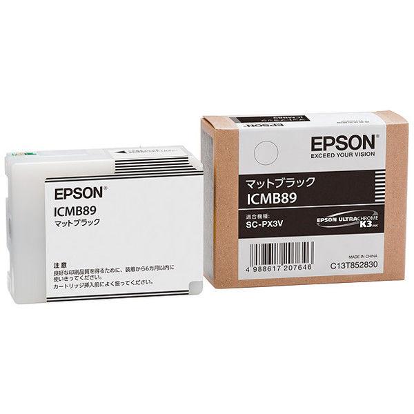 エプソン (EPSON) ICMB89(SC-PX3V用) 純正インクカートリッジ ブラック 1個