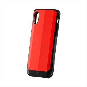 MSソリューションズ iPhone XR 耐衝撃ハイブリッドケース「LEGGERA」 ソリッドレッド LP-IPMHVLSRD 1個