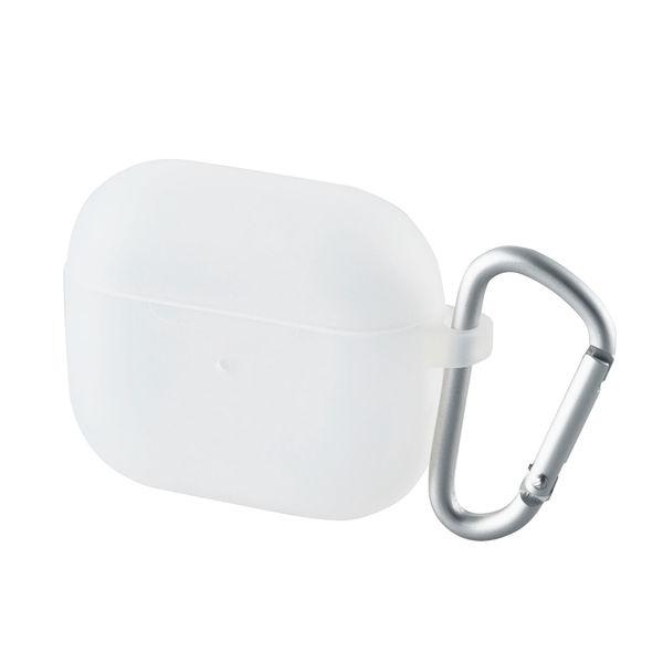 エレコム AirPods 第3世代対応アクセサリ/シリコンケース/カラビナ付き/クリア AVA-AP...