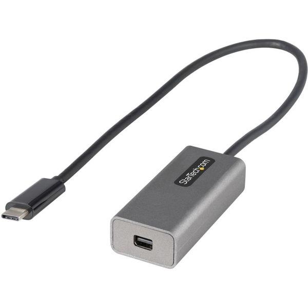 USB-C-Mini DisplayPort 変換アダプタ/4K60Hz HBR2/30cm一体型ケ...