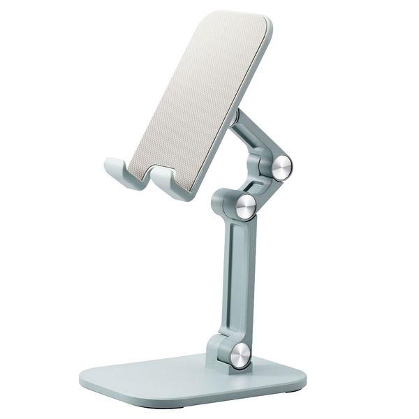 エレコム スマホ用タブレット用スタンド/キッチン向け/折り畳み式/コンパクトキッチン向け/グリーン ...