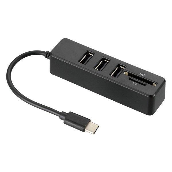 アーテック USB TypeCハブ(カードリーダー付) 91865 1個