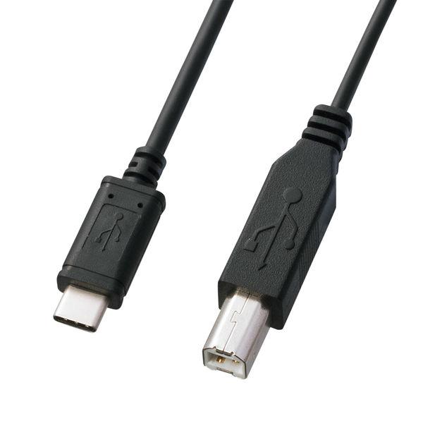 サンワサプライ USB2.0 TypeC - Bケーブル KU-CB20 1本
