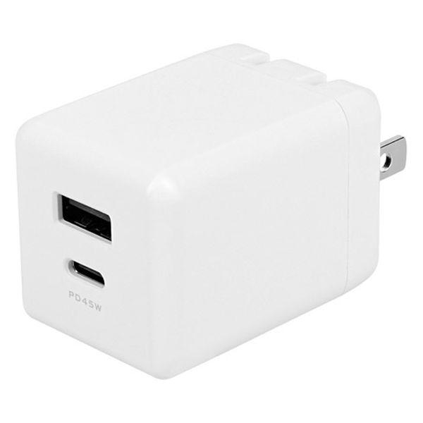 オウルテック 2ポートAC充電器 PD45W出力 USB Type-C×1 Type-A×1 OWL...