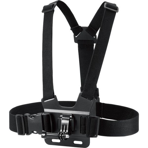 エレコム アクションカメラ用アクセサリ/マウント/GoPro 汎用/チェスト取付型/ブラック AC-...