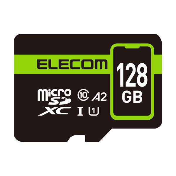 エレコム MicroSDXCカード/データ復旧サービス2年付/UHS-I U1 90MB/s 128...