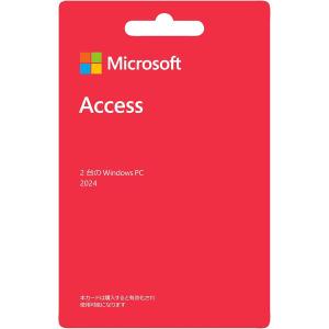 マイクロソフト Access 2024(最新 永続版)|Win11/10 mac PC2台 ACCESS2024/U 1個