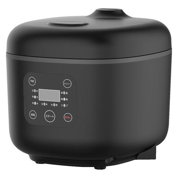 ダイアモンドヘッド ROOMMATE コンパクト炊飯器 OKOMEDAKI ブラック RM-204H...