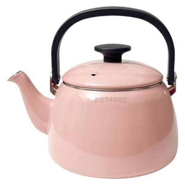 ケトル 2.5L やかん ホーロー アッシュピンク CTP-2.5K.AP 1個 IH・ガス火対応 ...