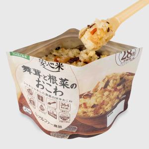 【非常食】アルファー食品 安心米舞茸と根菜のお...の詳細画像2