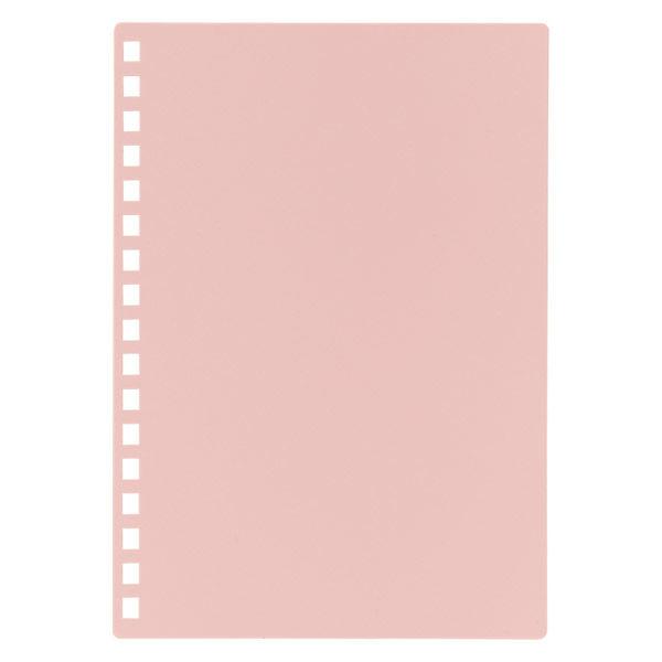 リヒトラブ カスタマイズ オープンリングノート 表紙 A6 ピンク N2920-12 1枚