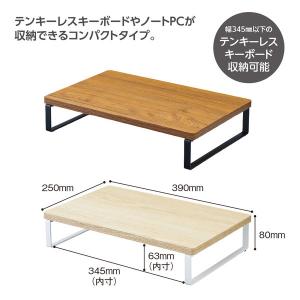 リヒトラブ MDF机上台 コンパクト(幅390...の詳細画像1