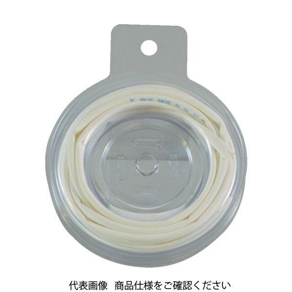 トラスコ中山 熱収縮チューブ 収縮率2:1 白 TRP8.4-4.0-2MW 1個 799-3366