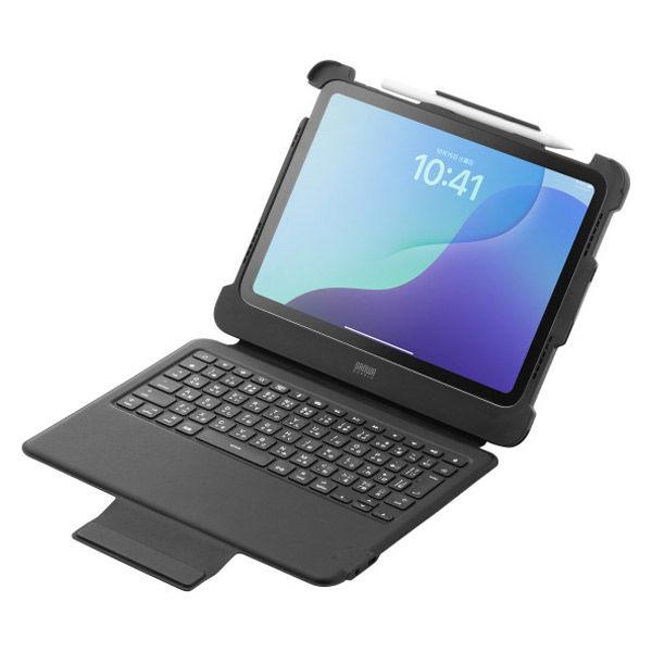 サンワサプライ iPad 第10世代・A16専用ケース付き一体型キーボード SKB-IP8BK 1個