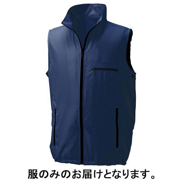 空調服 ポリエステル製空調服ベスト ネイビーL KU91830C03S3 1着