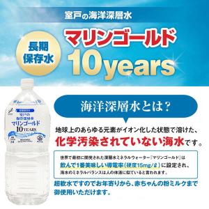 【10年保存水】ピースアップ 10年 長期保存...の詳細画像2
