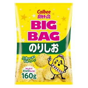 ポテトチップス スナック菓子 おつまみ カルビー ビッグバッグ のりしお 160g 1個