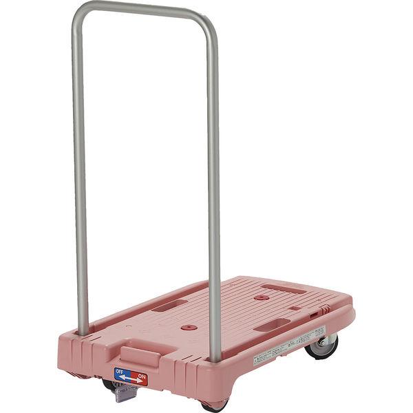 【台車】 トラスコ中山 こまわり君樹脂ST付ピンク MP-6039N2-P-JS 1台　818-69...