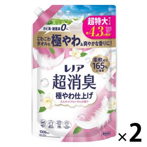 レノア 超消臭1WEEK 極やわ仕上げふんわりブロッサム 詰め替え 超特大 1335mL