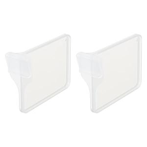 収納バスケット メッシュバスケット・シンプルボックス用仕切り Ｍ クリア　幅3.2×奥行10.7×高さ7.7cm　1個 オリジナル